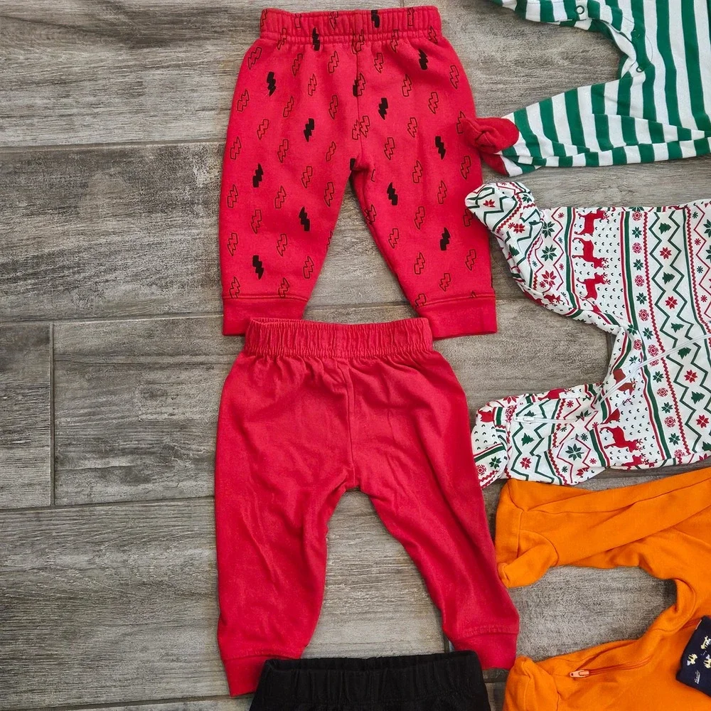 Baby Boy Clothing‎ Lot of 25 Size 6-9M Holiday Christmas Halloween Pants L/S